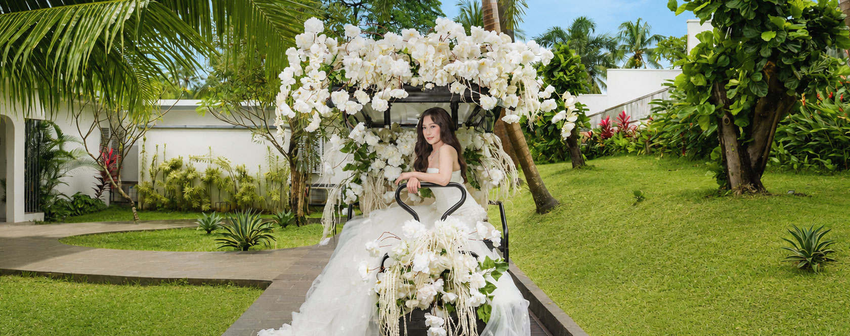 Wedding recessional celebration at Novus Jiva Anyer